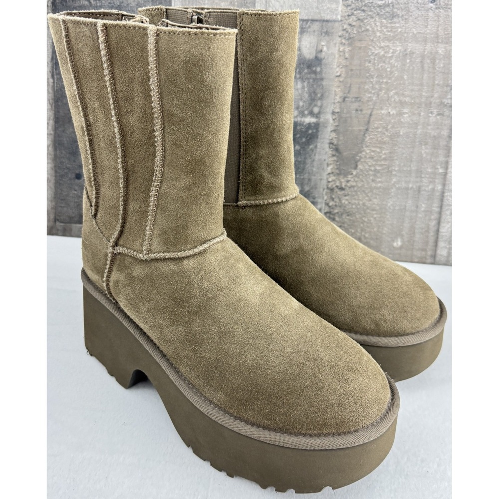 UGG‎ Classic Twin Seam New Heights Chestnut Boots Womens 9